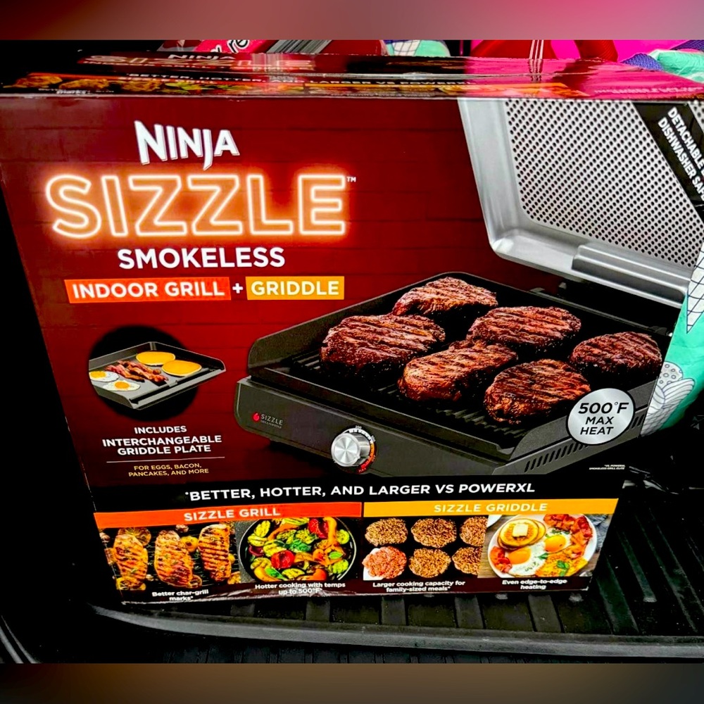 ***SOLD!!!*** Ninja Sizzle™ Indoor Grill & Griddle